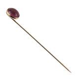 Amethyst Oval Stick Pin